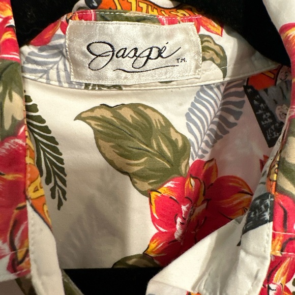 Jaspe XL ? Womens Short Sleeve Floral Button Up Floral, 1960’s Vintage - Picture 3 of 7